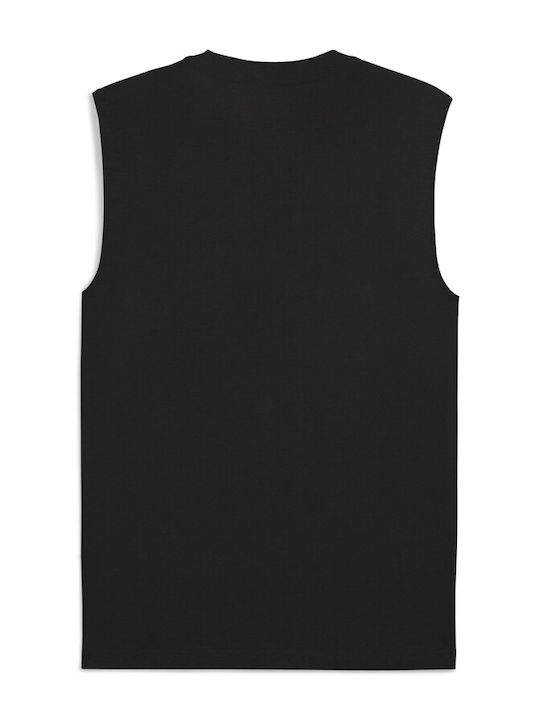 Essentials Sportliche Herrenbluse Schwarz