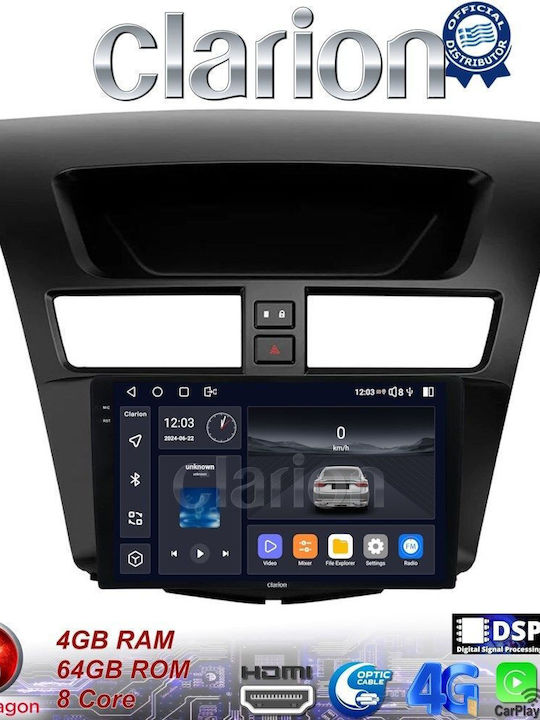 Clarion Ηχοσύστημα Αυτοκινήτου για Mazda BT-50 2012 > 2018 (Bluetooth/USB/WiFi/GPS/Apple-Carplay/Android-Auto)
