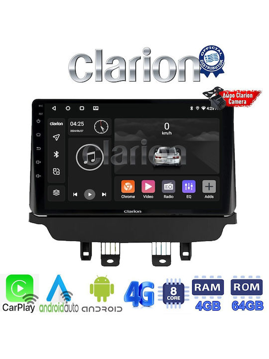 Clarion Car Audio System for Mazda CX-3 2014-2021 (Bluetooth/USB/WiFi/GPS/Apple-Carplay/Android-Auto) with Touch Screen 9"