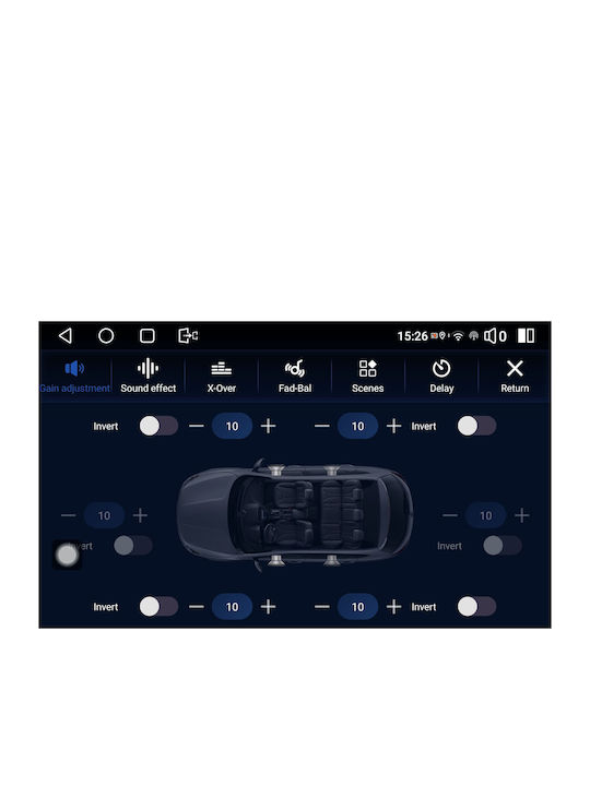 Clarion Car-Audiosystem für Peugeot 206 2002 > 2006 (Bluetooth/USB/WiFi/GPS) mit Touchscreen 9"