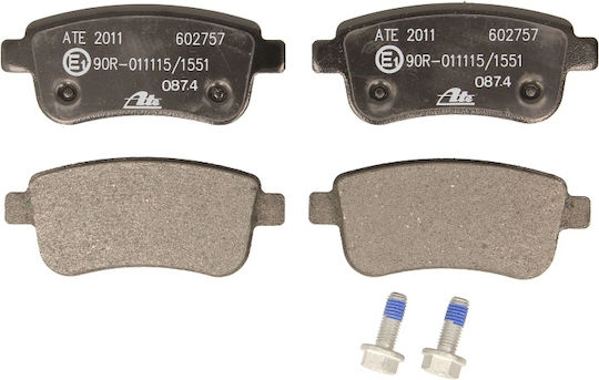 Plăcuțe de frână Renault Grand Scénic III JZ0 1 ATE 13046027572