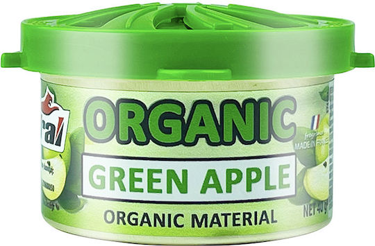 Feral Car Air Freshener Can Console/Dashboard Organic Collection Green Apple 40gr