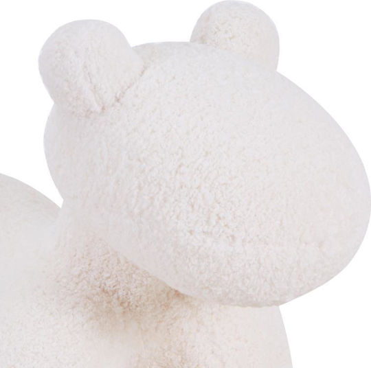 Hocker Teddy Weiß 55x110x83cm 1Stück