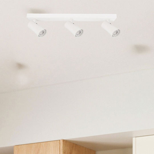 Eurolamp Single Spot with Socket GU10 in White Color