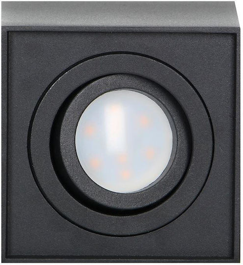 Orno Single Spot with Socket GU10 in Black Color