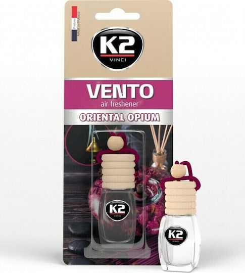 K2 Car Air Freshener Pendand Liquid Vento Oriental Opium 8ml