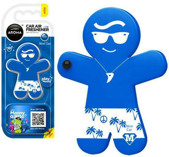 Aroma Car Car Air Freshener Tab Pendand Manny New Car 8gr