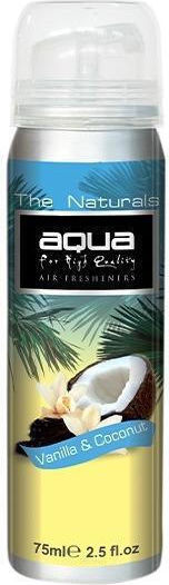 Aqua Car Air Freshener Spray The Naturals Vanilla-Coconut 75ml 00-0