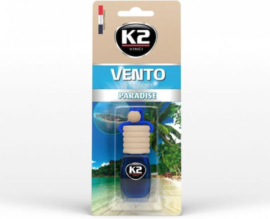 K2 Car Air Freshener Pendand Liquid Vento Paradise 8ml