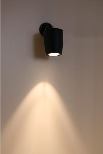 Gekas Single LED Warm White Spot in Gray Color
