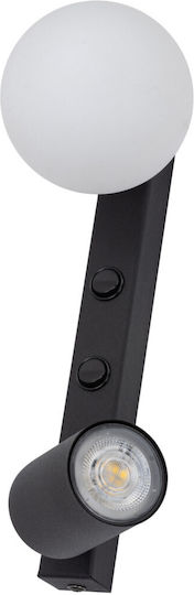 TK Lighting Μονό Σποτ με Ντουί G9 σε Μαύρο Χρώμα