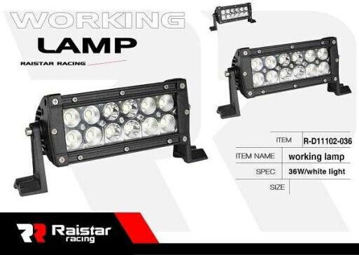 Raistar Scheinwerfer Auto in Balkenform LED 36W 1Stück