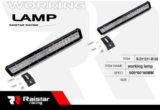 Raistar Headlights Car in Bar Shape LED 126W 50cm 1pcs