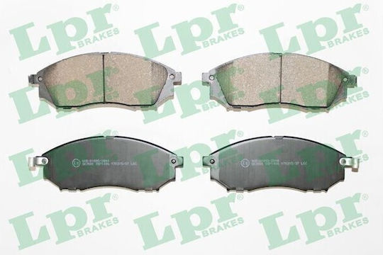 LPR Brakes Brake Pad Front for Infiniti Q45 Nissan Murano / Navara / Maxima / Pathfinder / Qashqai / NP300 Renault Koleos