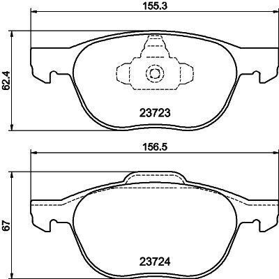 Hella Brake Pad