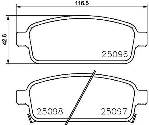 Hella Brake Pad