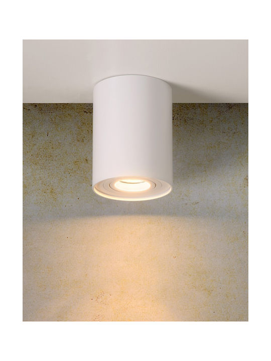 Lucide Lightning Tube Single Spot with Socket GU10 in White Color