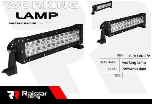 Raistar Scheinwerfer Auto in Balkenform LED 72W 1Stück