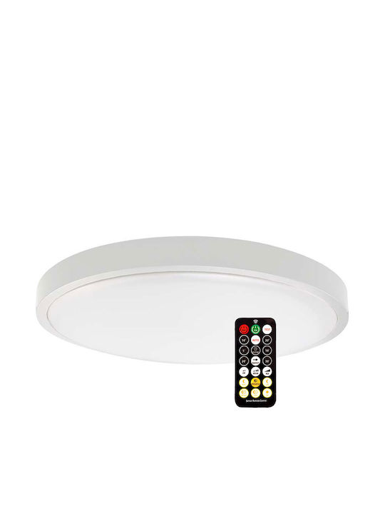 V-TAC Round Outdoor LED Panel 24W with Cool White Light 6500K