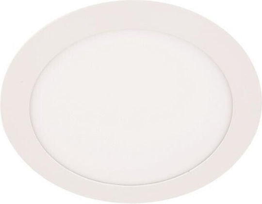 Eurolamp Rund Vertieft LED Panel 20W mit Natürliches Weiß Licht 4000K