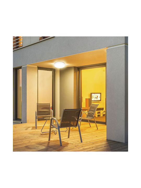 V-TAC Round Outdoor LED Panel 24W with Cool White Light 6500K