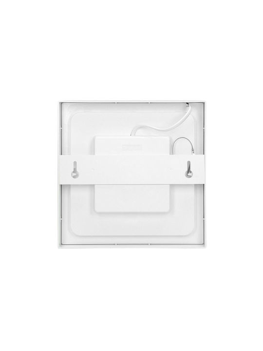 Orno Pătrat Panou LED Putere 18W cu Alb Cald Lumini