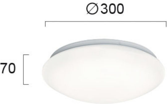 Viokef Bright Outdoor LED Panel 18W 30cm Viokef Bright Outdoor LED Panel 18W 30cm