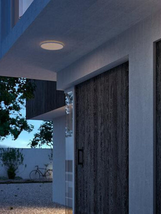 Philips Round Outdoor LED Panel 15W with Warm White Light 2700K 25cm