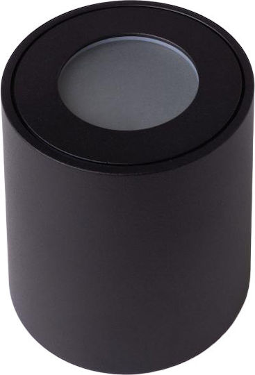 Eco Light Einzel Spot mit Fassung GU10 in Schwarz Farbe