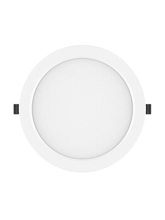 Geyer Rund Vertieft LED Panel 24W mit Kaltweiß Licht 6500K