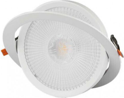 V-TAC Rundes Vertieftes LED-Panel 30W mit Natürliches Weiß Licht 4000K 22,5cm