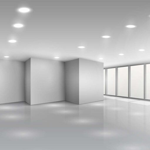 V-TAC Rundes Vertieftes LED-Panel 30W mit Natürliches Weiß Licht 4000K 22,5cm