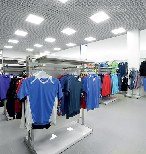 Aca Квадрат Вграден LED Панел 30W с Топло бяло Светлина 3000К 59.5x59.5см.