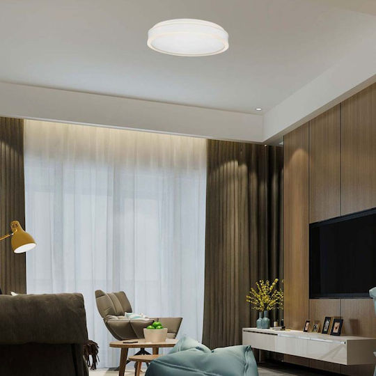 V-TAC Кръгла На открито LED Панел 24W с Неутрално бяло Светлина 4000К 45см.