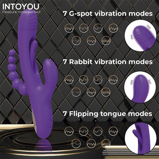 IntoYou Vibe Вибратор Заек Лилав
