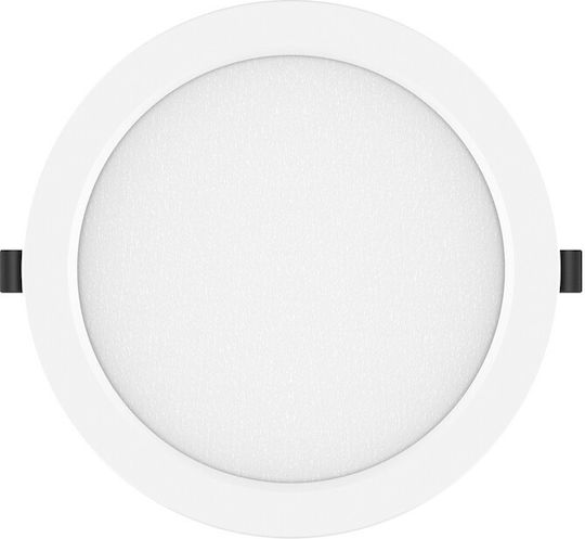 Geyer Rund Vertieft LED Panel 24W mit Warmes Weiß Licht 3000K