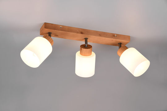 Trio Lighting Assam Double Spot with Socket E14 in Brown Color Trio Lighting Assam Double Spot with Socket E14 in Brown Color