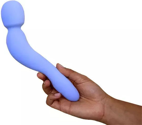 Dame Products Com Wand Massager Vibrator Massage 26.7cm Periwinkle