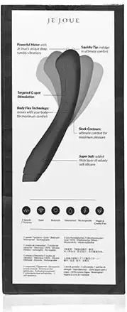 Je Joue Juno Δονητής G-Spot 18cm Black