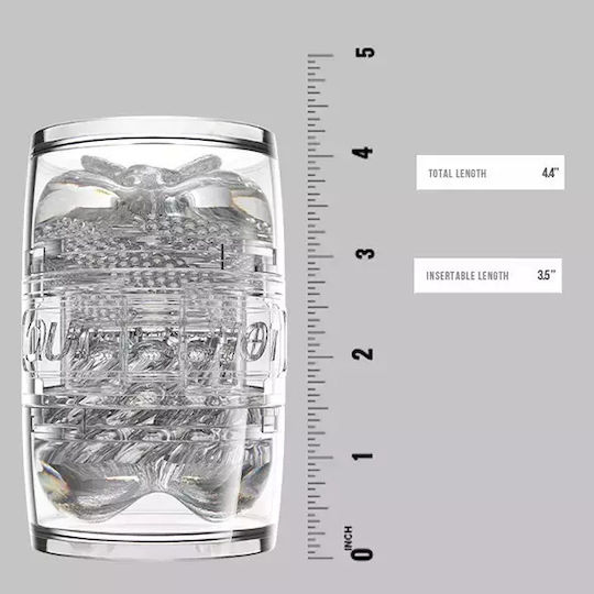 Fleshlight Mini Ρεαλιστικός Δονητής 11cm Διάφανος