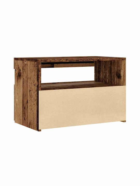 TV-Ständer mit LED-Beleuchtung Braune M60xT35xH40cm