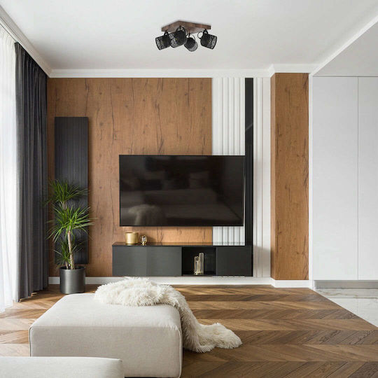 Rabalux Rotem Single Spot with Socket E14 in Black Color