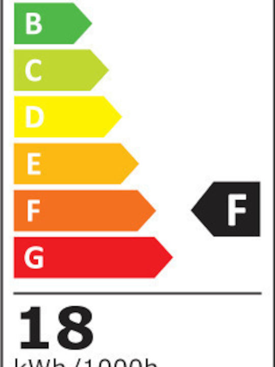 Adeleq Square LED Panel 18W with Natural White Light 4000K 22.5x22.5cm