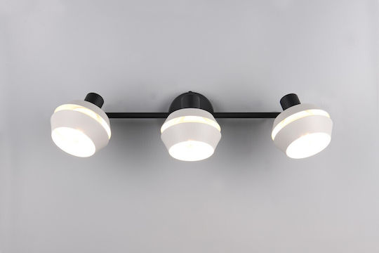 Trio Lighting Τριπλό Σποτ με Ντουί E14 σε Γκρι Χρώμα