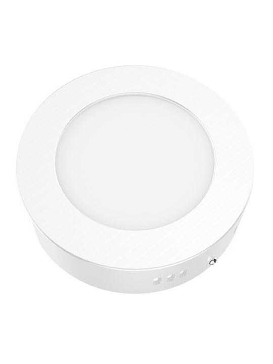 Aca Rotund Panou LED Putere 12W cu Alb Natural Lumini 16x16cm.