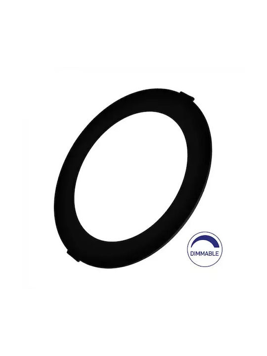 Braytron Round Recessed LED Panel 18W with Warm White Light 3000K