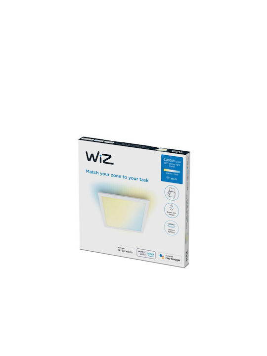 WiZ Pătrat În aer liber Panou LED Putere 36W cu Bianco reglabil Lumini 60x60cm.