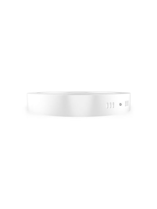 Aca Round Metallic Recessed Spot with Integrated LED and Warm White Light White 20.9x20.9cm. 1pcs