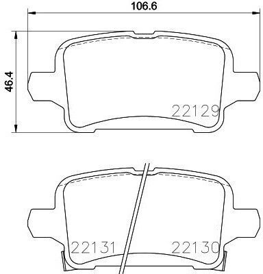 Hella Brake Pad