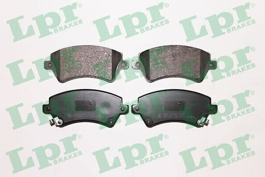 LPR Brakes Bremsbelag Vorne für Toyota Korolla